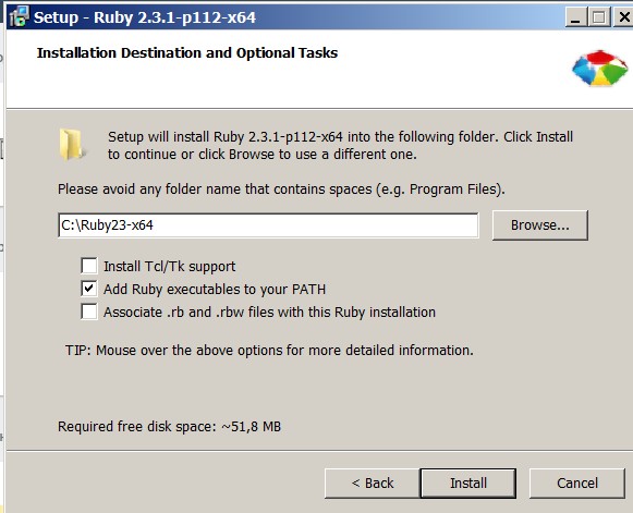ruby installer